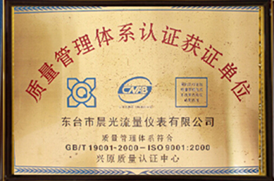 東臺市晨光流量儀表有限公司